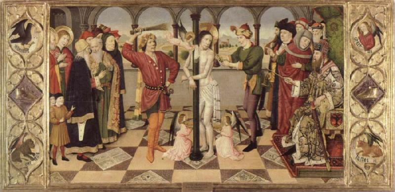The Flagellation of Christ, Jaume Huguet